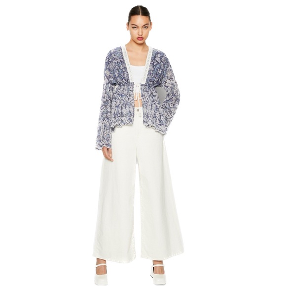 Free People |  Anissa Bed Jacket NWT - Picture 3 of 7